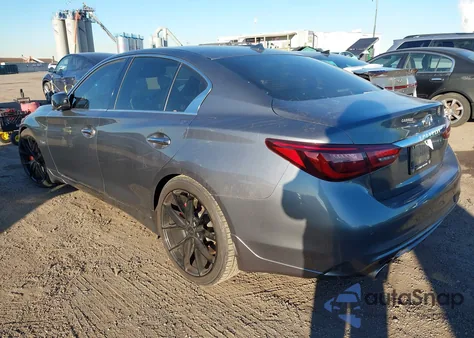 2018 Infiniti Q50 3.0T Red Sport 400 from USA, damaged, VIN JN1FV7AP7JM460950